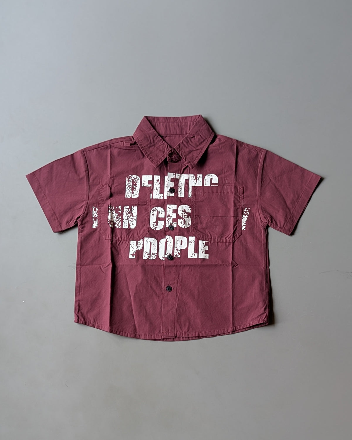 Unisex Half Sleeve Oversized Shirt