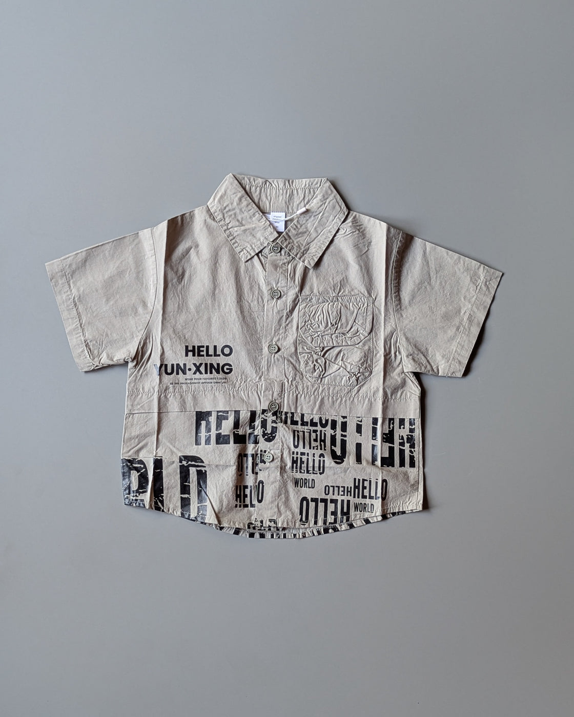 Unisex Half Sleeve Oversized Shirt