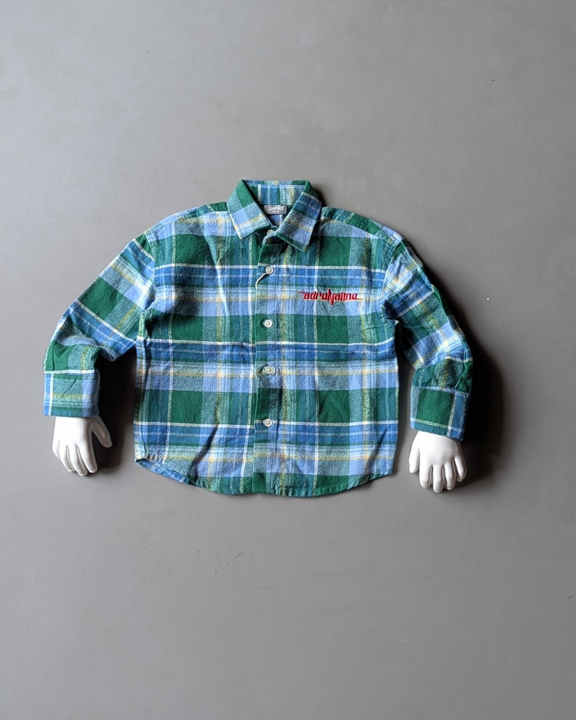 SHFS07 Boy's Full Sleeve Oversized Check Shirt