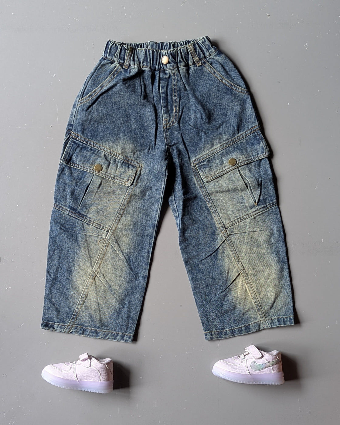Unisex Distressed Baggy Jeans