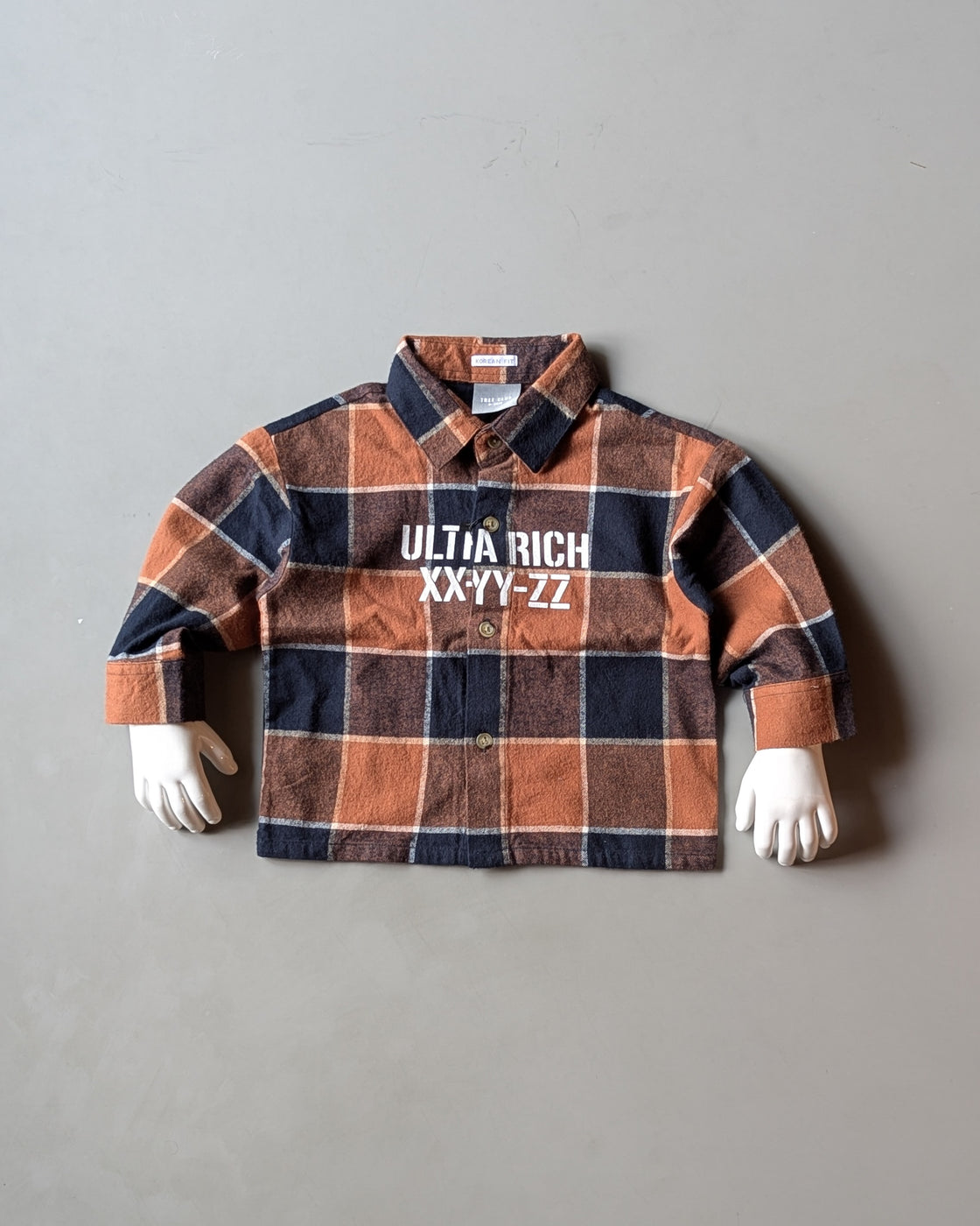 Boy's Full Sleeve Oversized Shirt