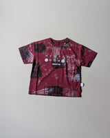 TSHS01 Unisex Half Sleeve Oversized T Shirt with Attached Chain
