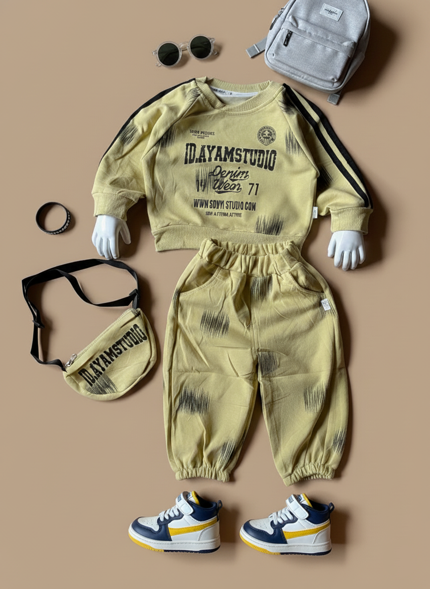 Unisex Full Sleeve Oversized T Shirt and Pant Set