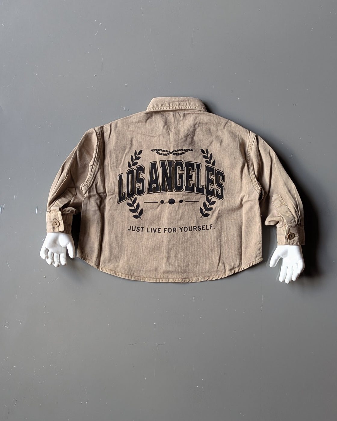 Boys Full Sleeve Oversized Shirt