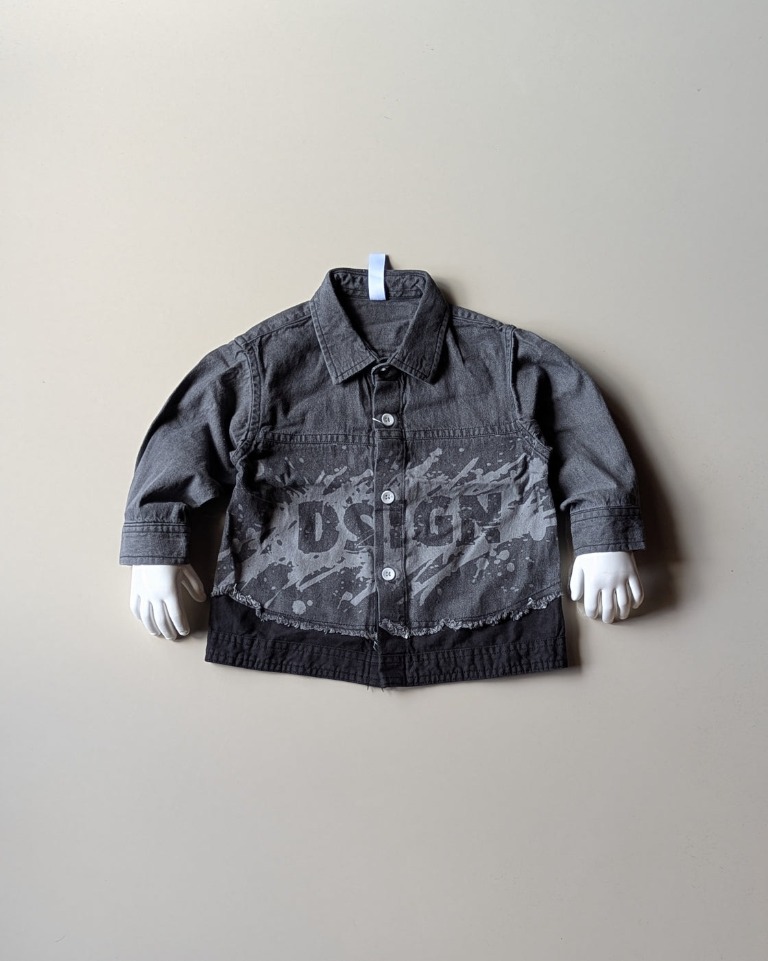 SHFS18 Boys Full Sleeve Oversized Denim Shirt