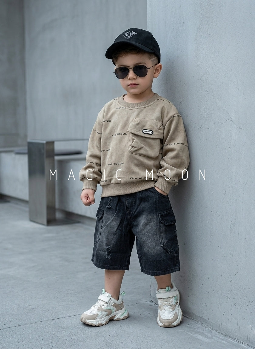 TSS01 Unisex Full Sleeve Oversized T Shirt