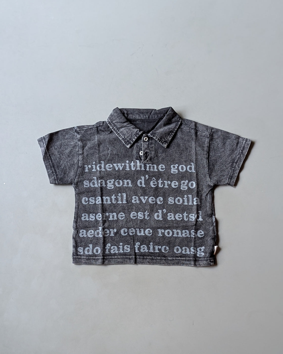 HSP01 Unisex Half Sleeve Oversized Polo T Shirt