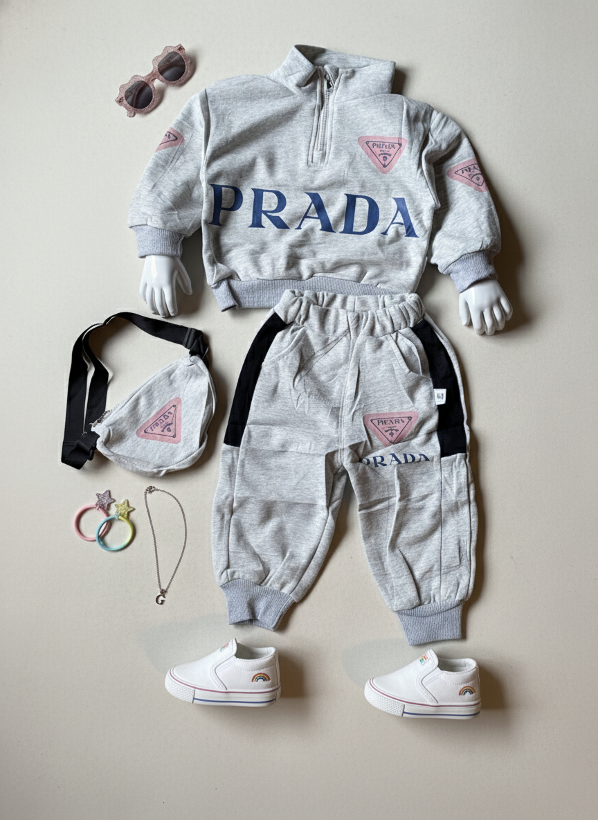 Unisex Full Sleeve Oversized High Neck Jacket and Pant Set