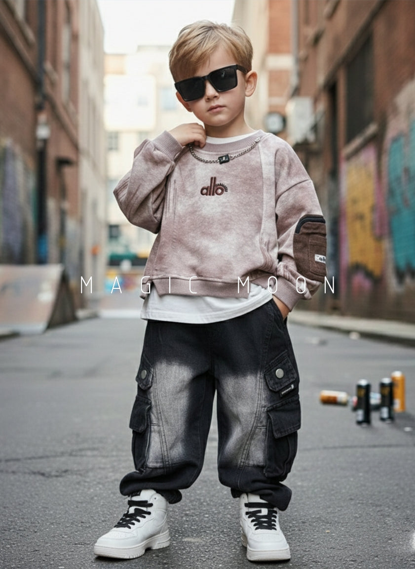 Unisex Full Sleeve Oversized T Shirt