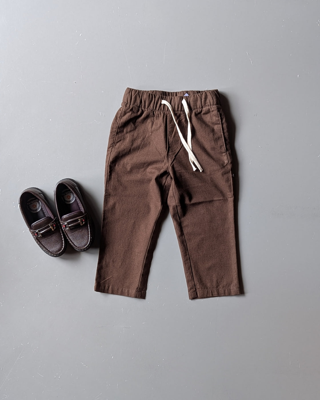 Linen Pant (Coffee-BrownColoured)