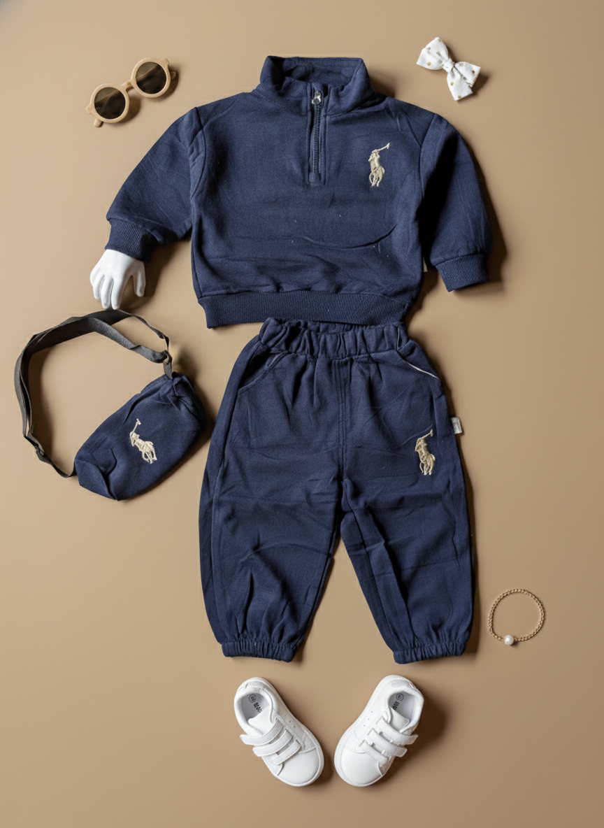 Unisex Full Sleeve Oversized High Neck Jacket and Pant Set