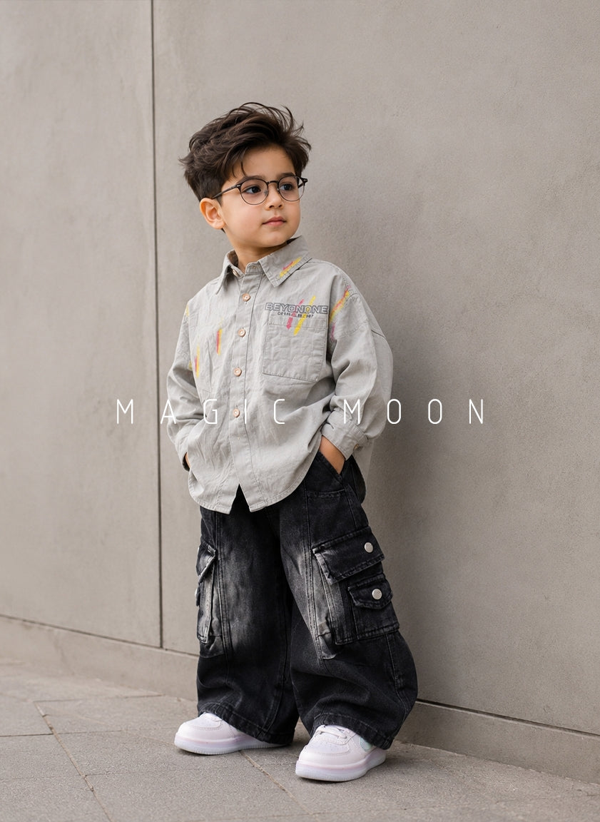 SHFS10 Unisex Full Sleeve Oversized Shirt