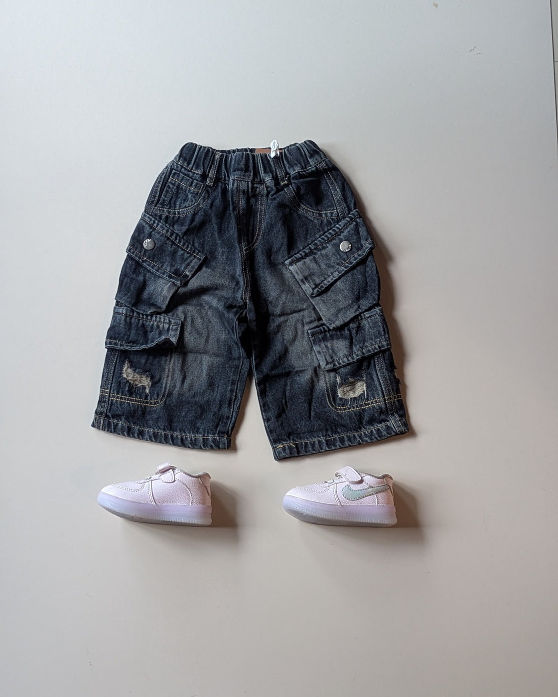 JNSIM116-02 Unisex Super Baggy Jeans