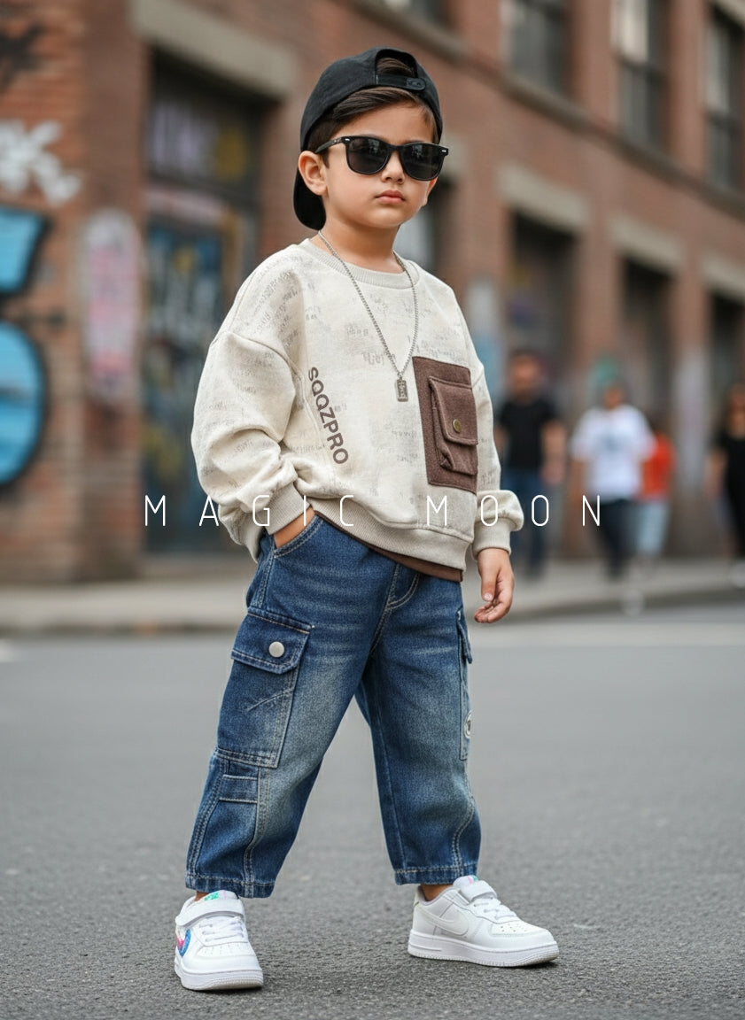 Unisex Full Sleeve Oversized T Shirt