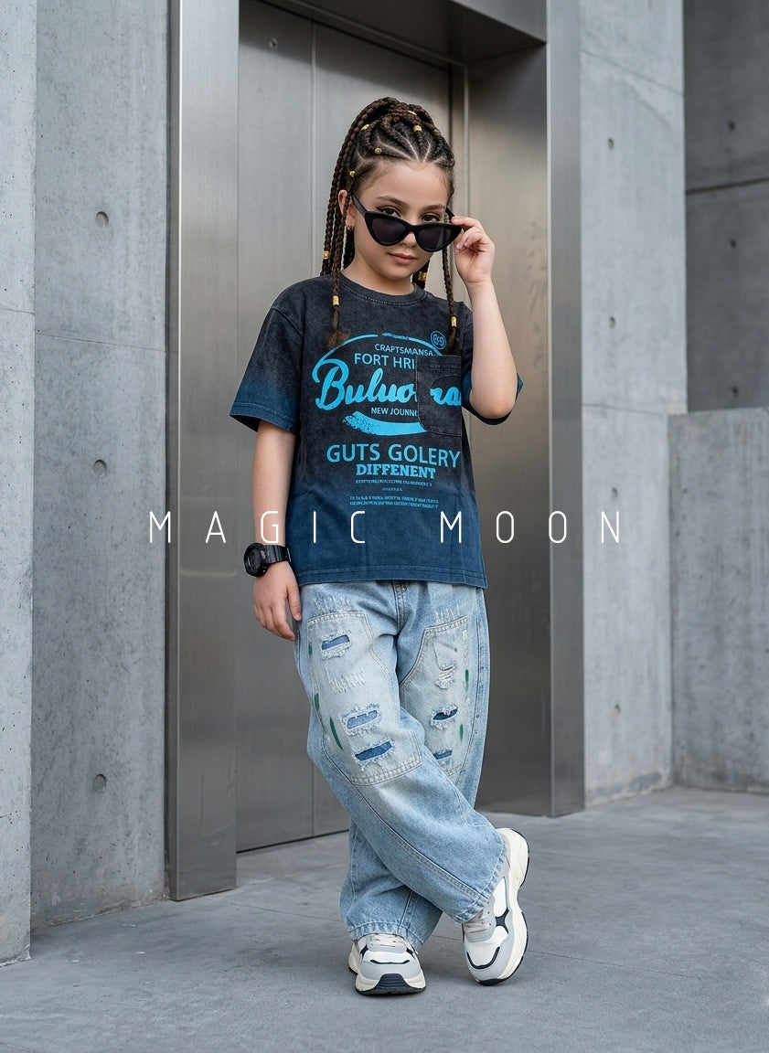 HSB01 Unisex Half Sleeve Oversized T Shirt