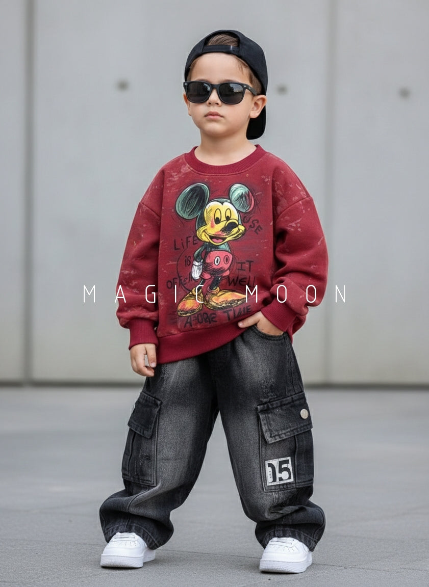 Unisex Full Sleeve Oversized T Shirt