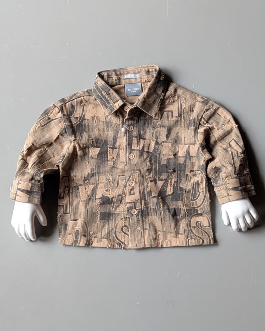 Full Sleeve All Over Printed Shirt