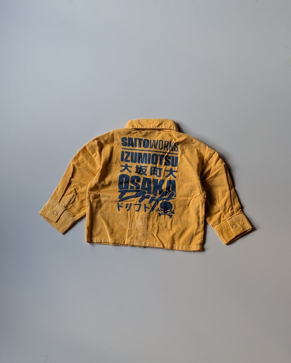 SHFS22 Boys Full Sleeve Oversized Back Printed Shirt