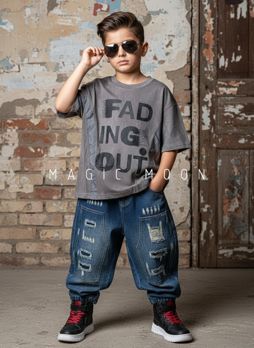 Unisex Half Sleeve Oversized T Shirt