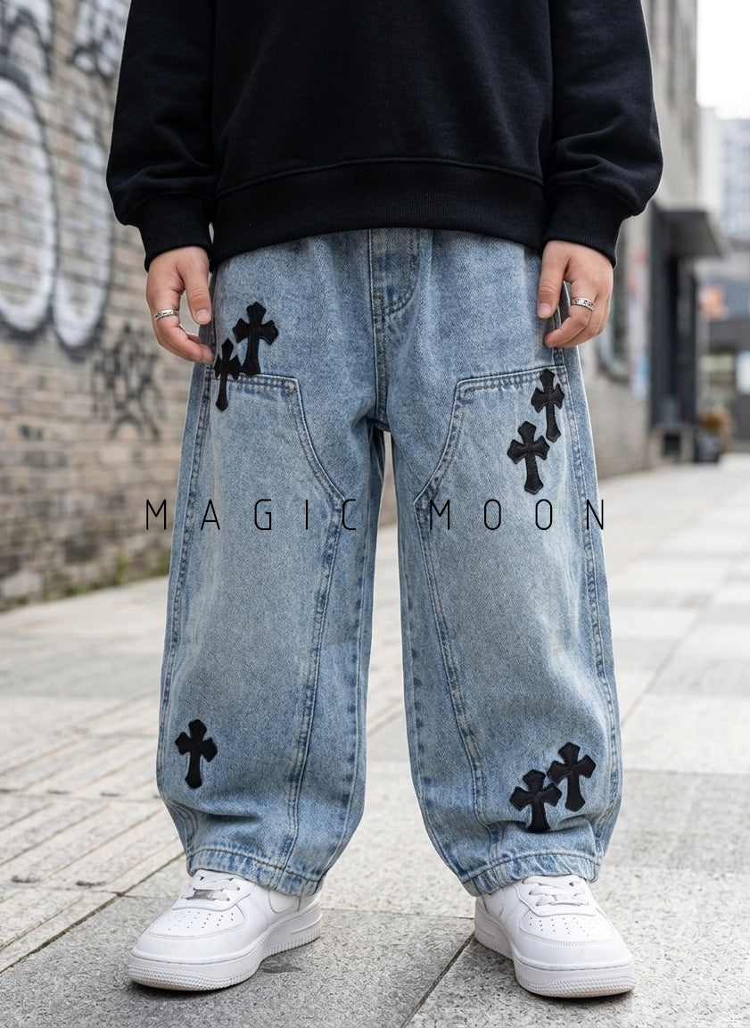 JN1000 Unisex Baggy Jeans