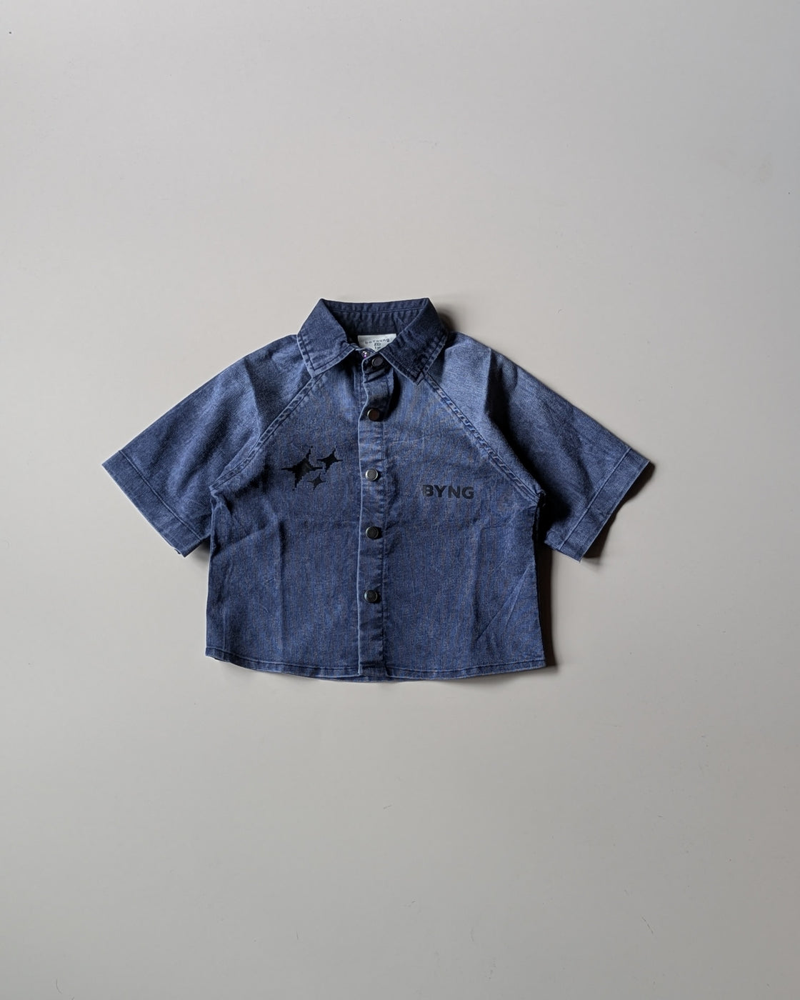 SHHS07 Boy's Half Sleeve Oversized Shirt