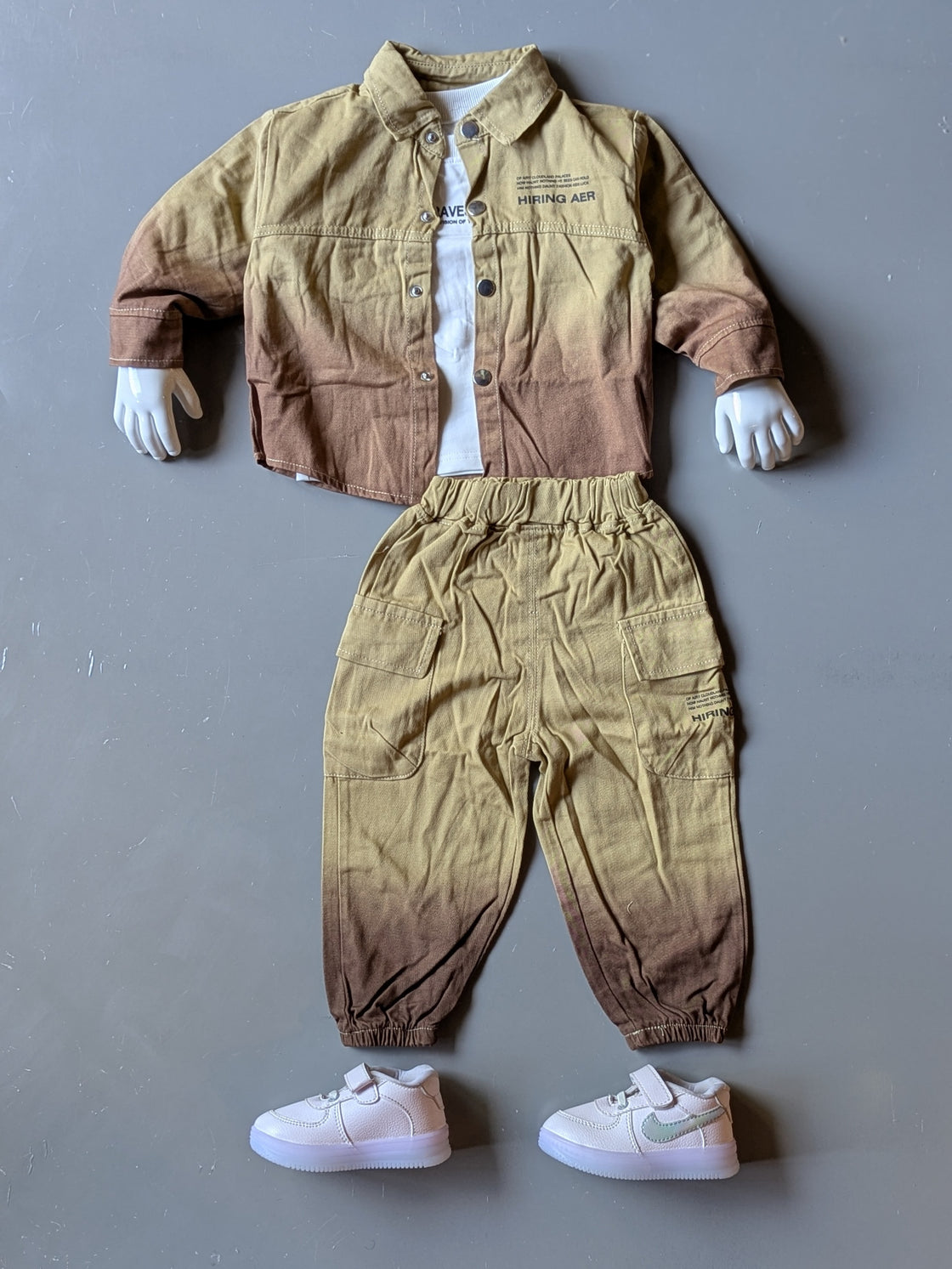 Unisex Full Sleeve Jacket, Inner T Shirt and Pant Set