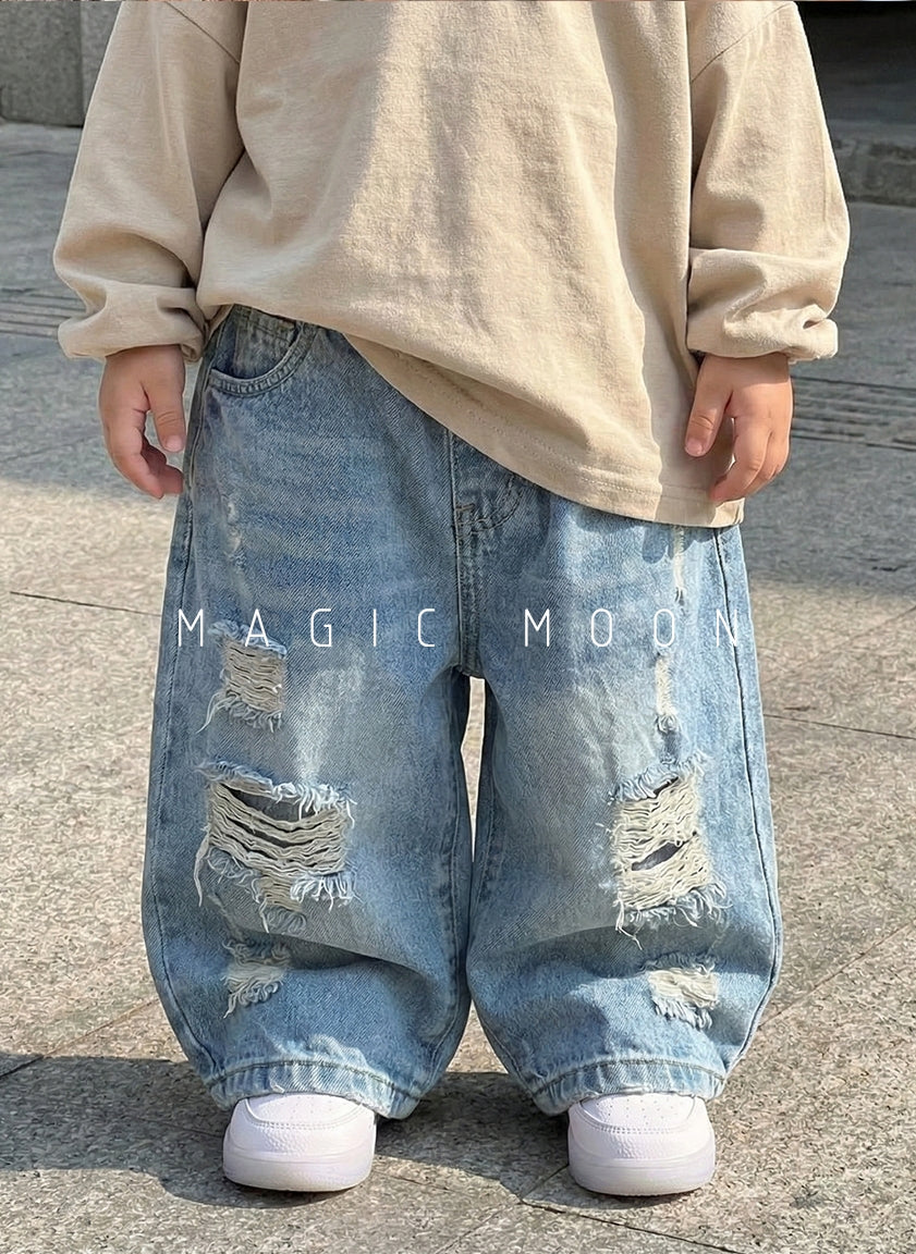 Unisex Wide Leg Jeans