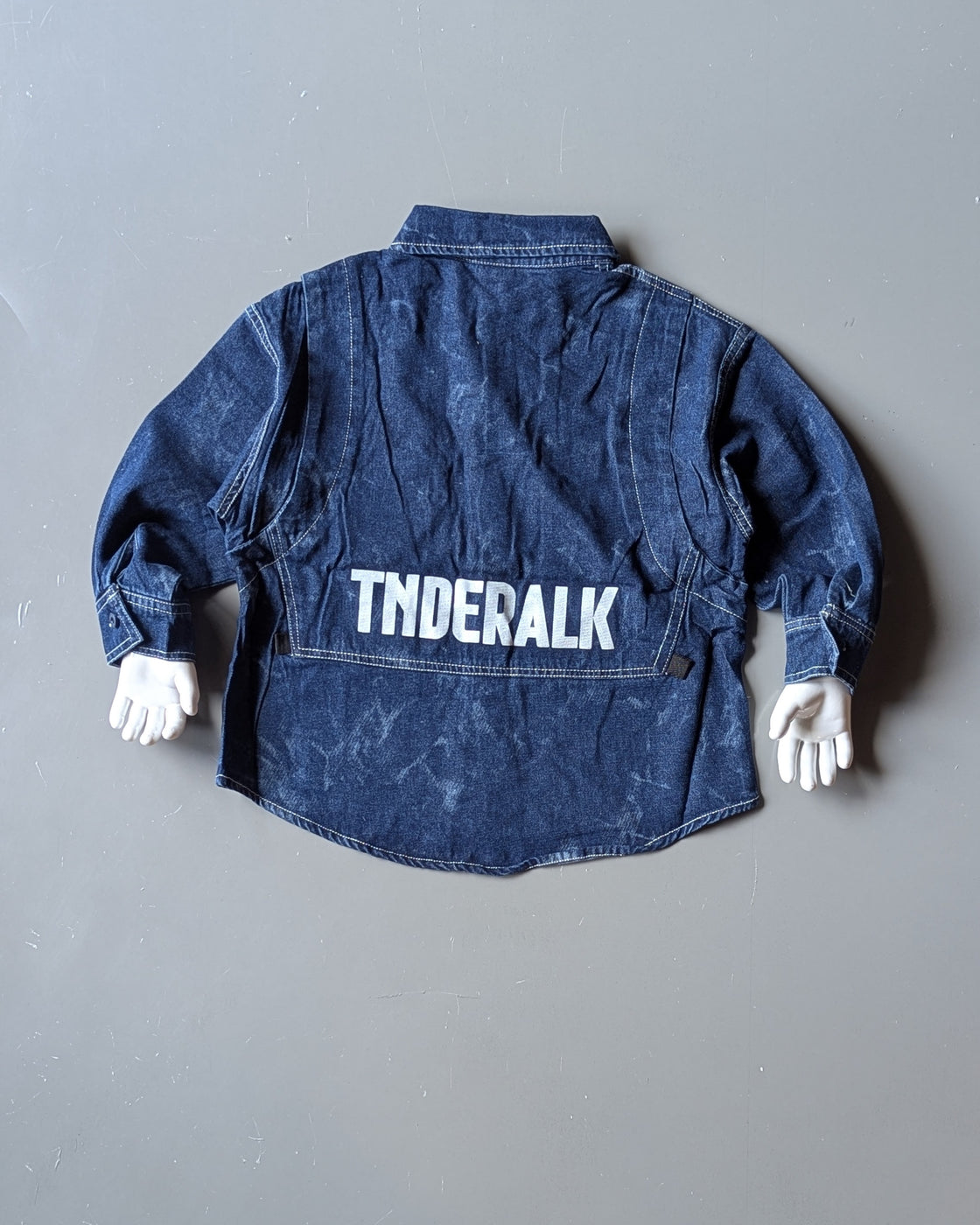 Unisex Full Sleeve Denim Oversized Shirt