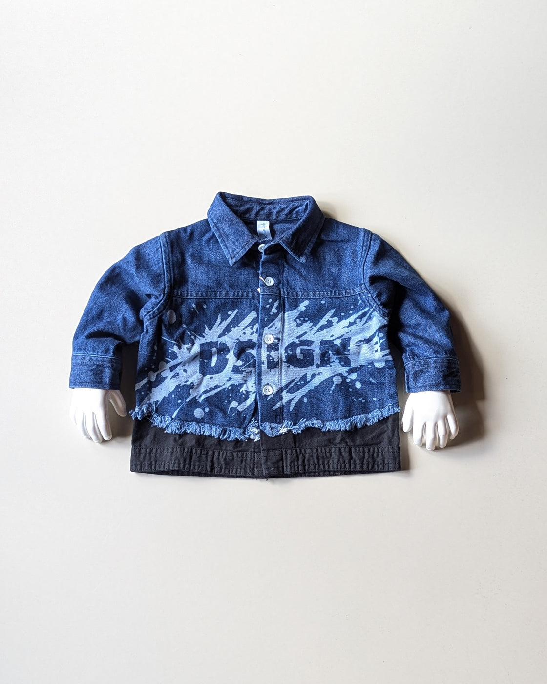 SHFS18 Boy's Full Sleeve Oversized Denim Shirt