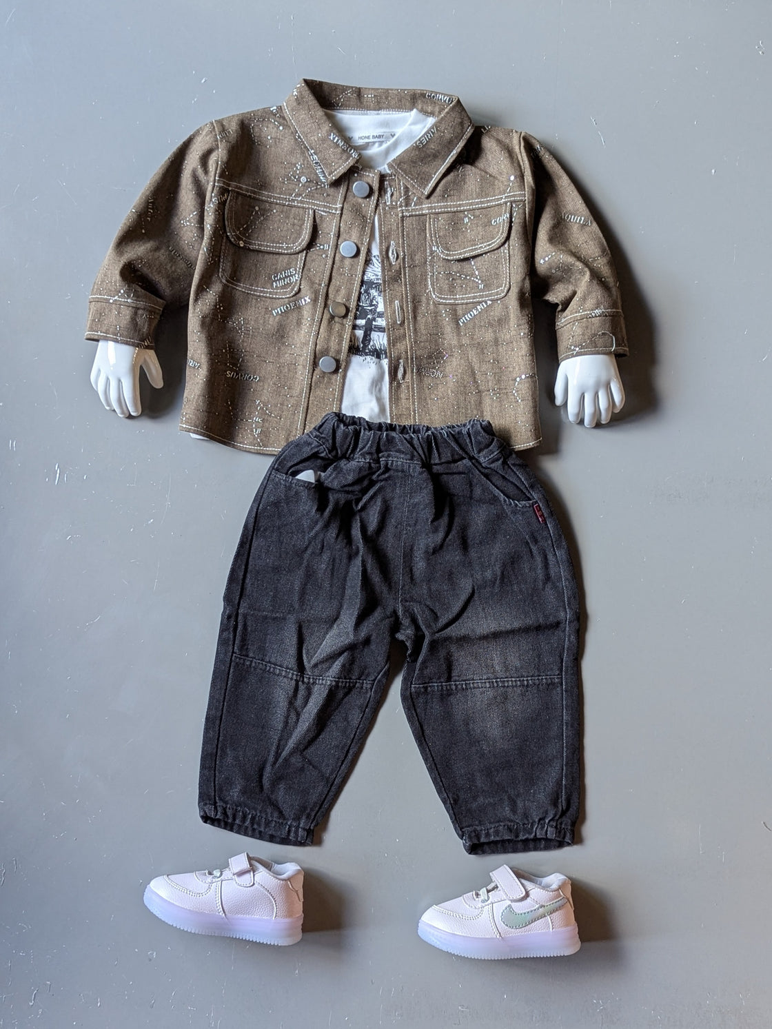 Unisex Full Sleeve Jacket, Inner T Shirt and Pant Set