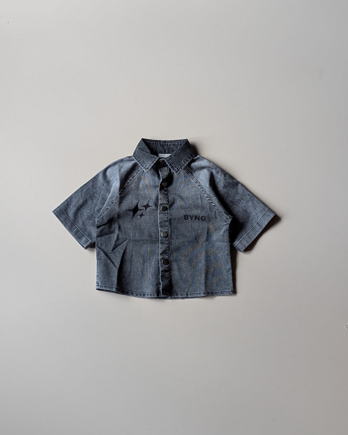 SHHS07 Boy's Half Sleeve Oversized Shirt