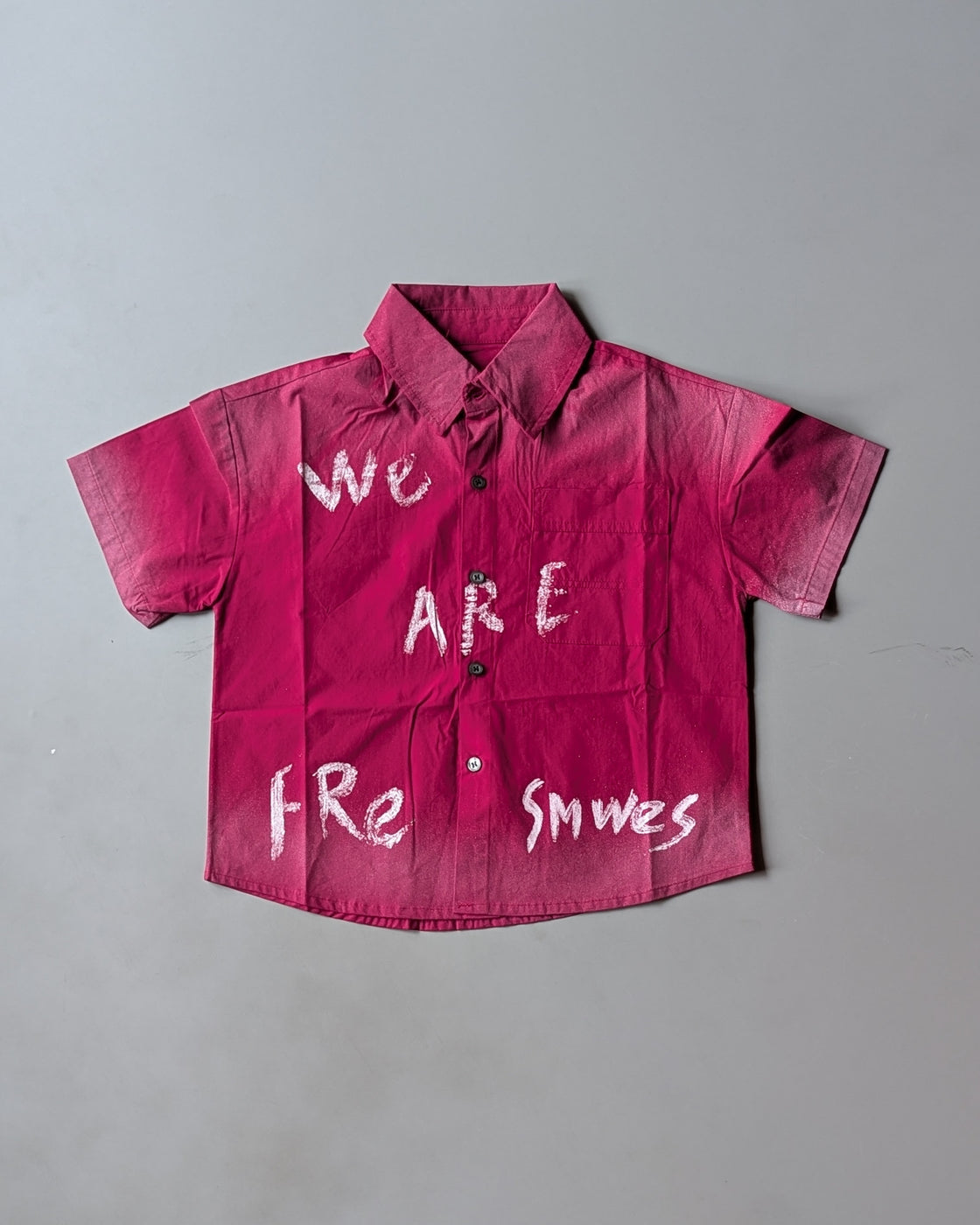 Unisex Half Sleeve Oversized Shirt