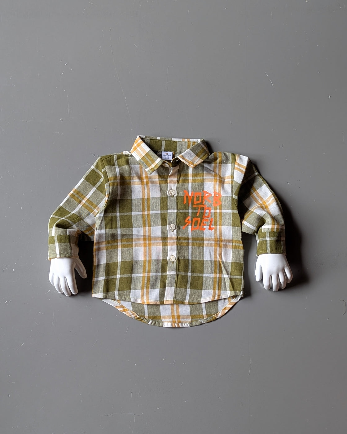 Unisex Full Sleeve Oversized Check Shirt