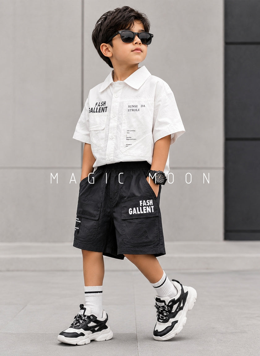 ST105 Unisex Half Sleeve Oversized Shirt and Shorts Set