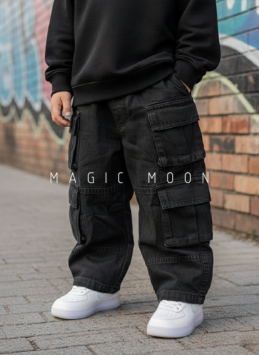 Unisex Cargo Baggy Jeans