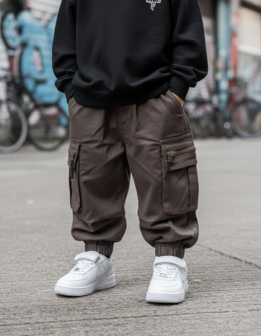 Unisex Cargo Cotton Baggy Pant