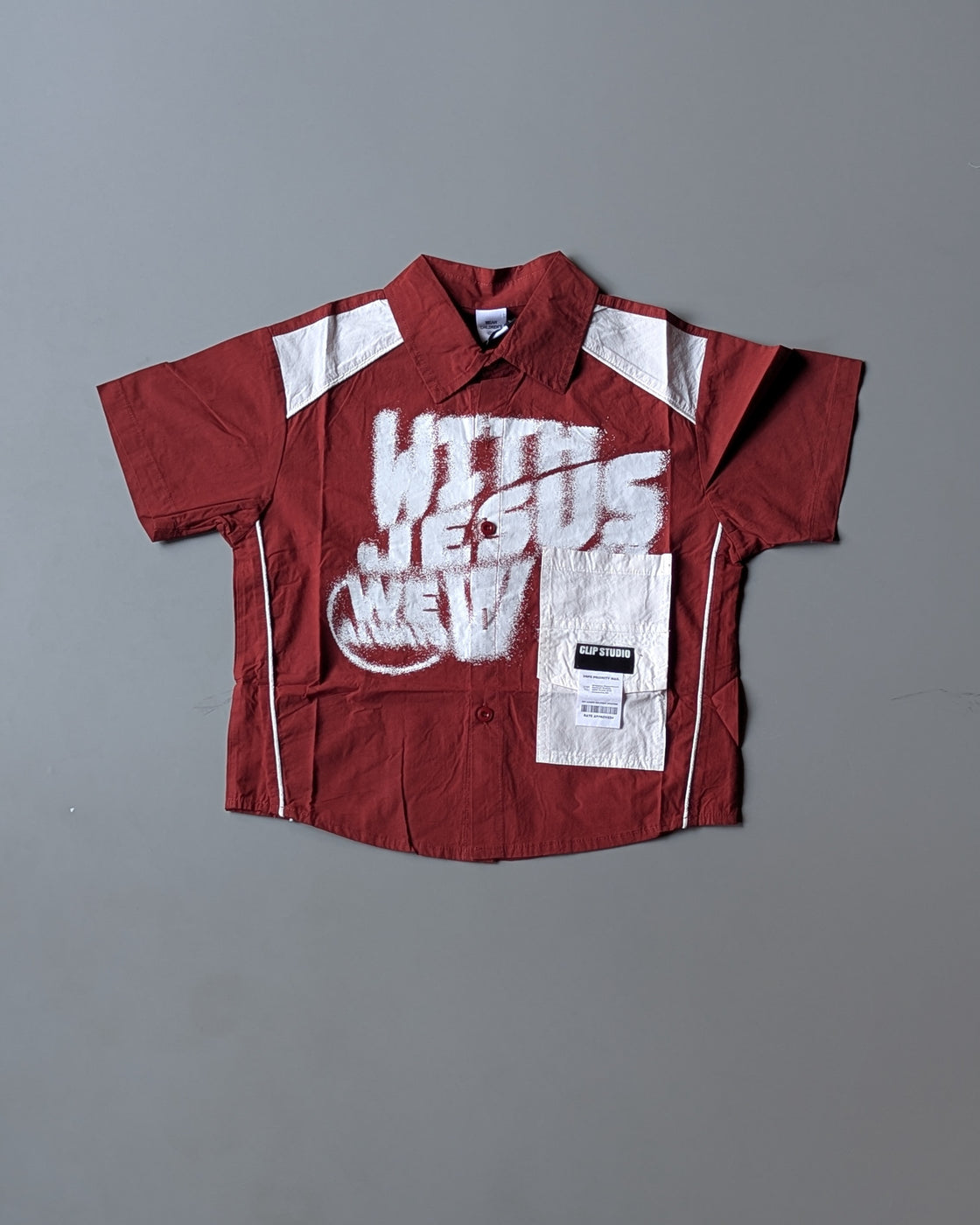 Unisex Half Sleeve Oversized Shirt