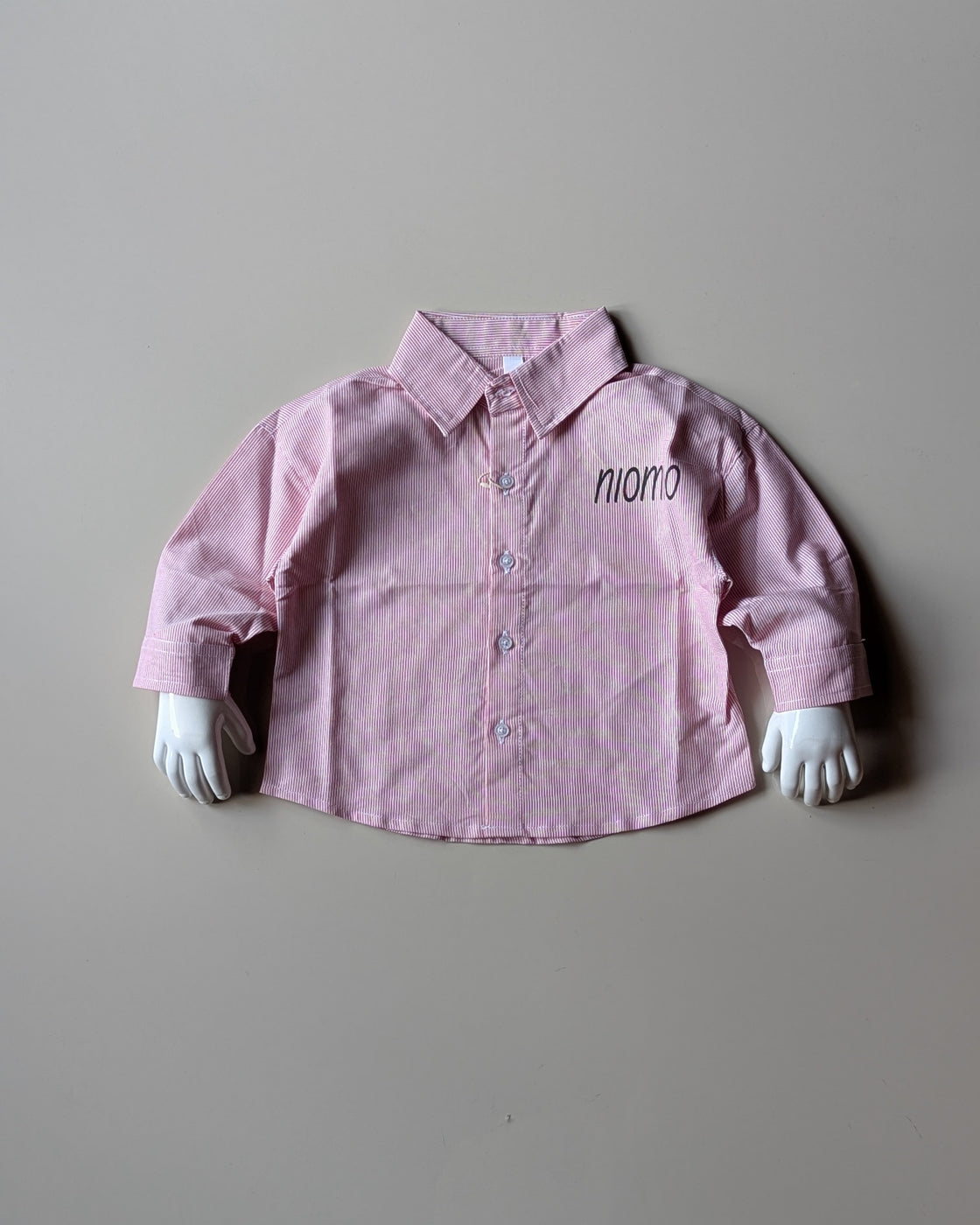 SHFS16 Boy's Full Sleeve Oversized Back Printed Shirt