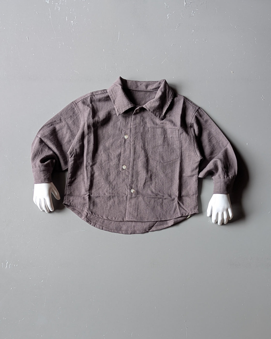 Unisex Full Sleeve Oversized Shirt