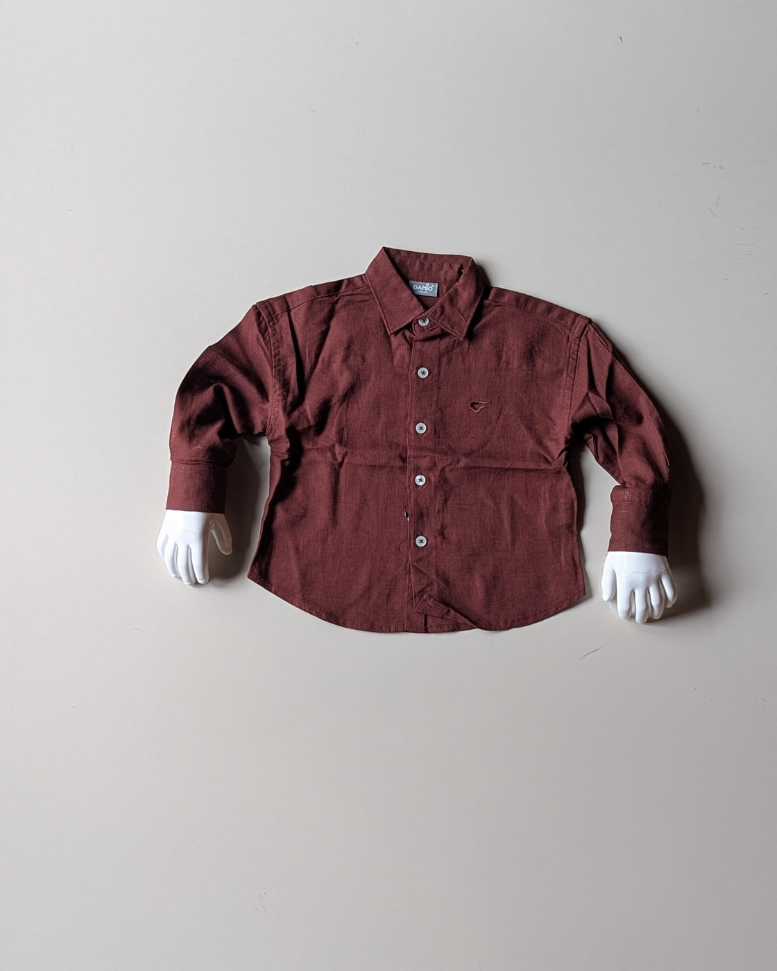 SHFS24 Boys Full Sleeve Oversized Linen Shirt