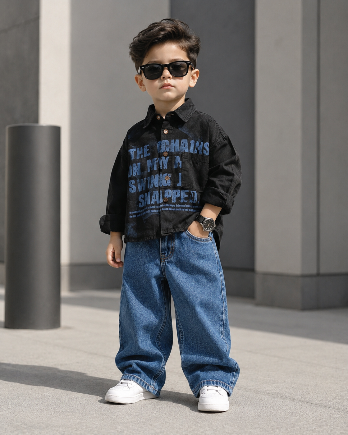 SHFS23 Unisex Full Sleeve Oversized Shirt
