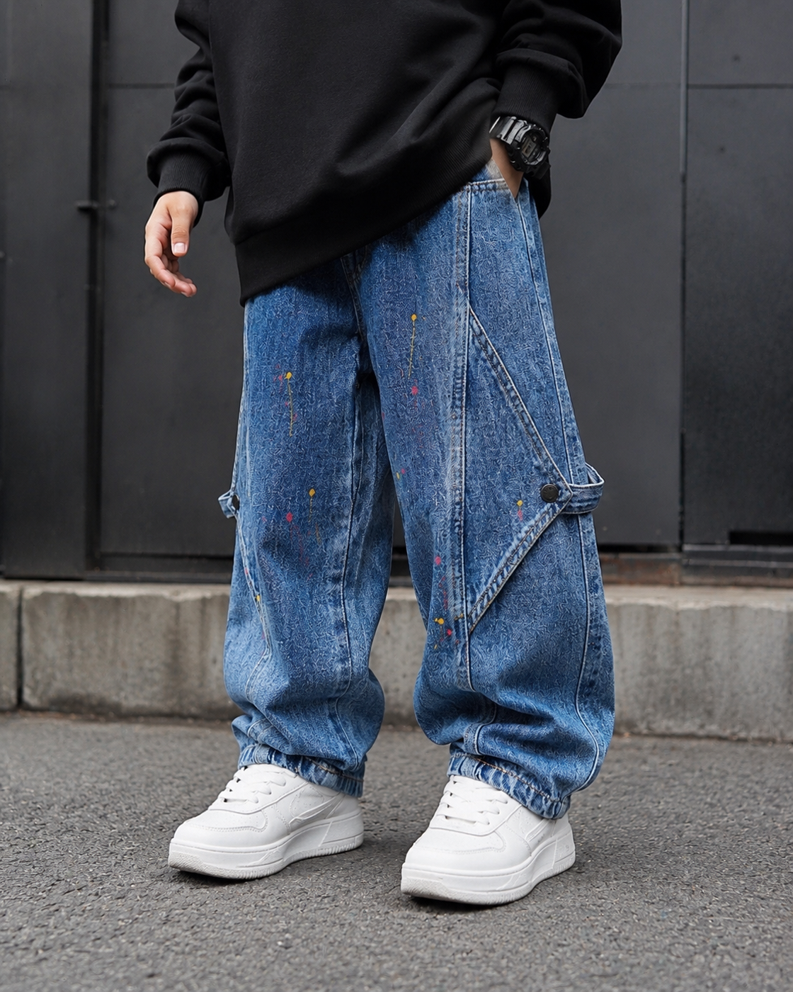 JN1004 Unisex Baggy Jeans