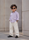 SHFS12 Boy's Full Sleeve Oversized Shirt
