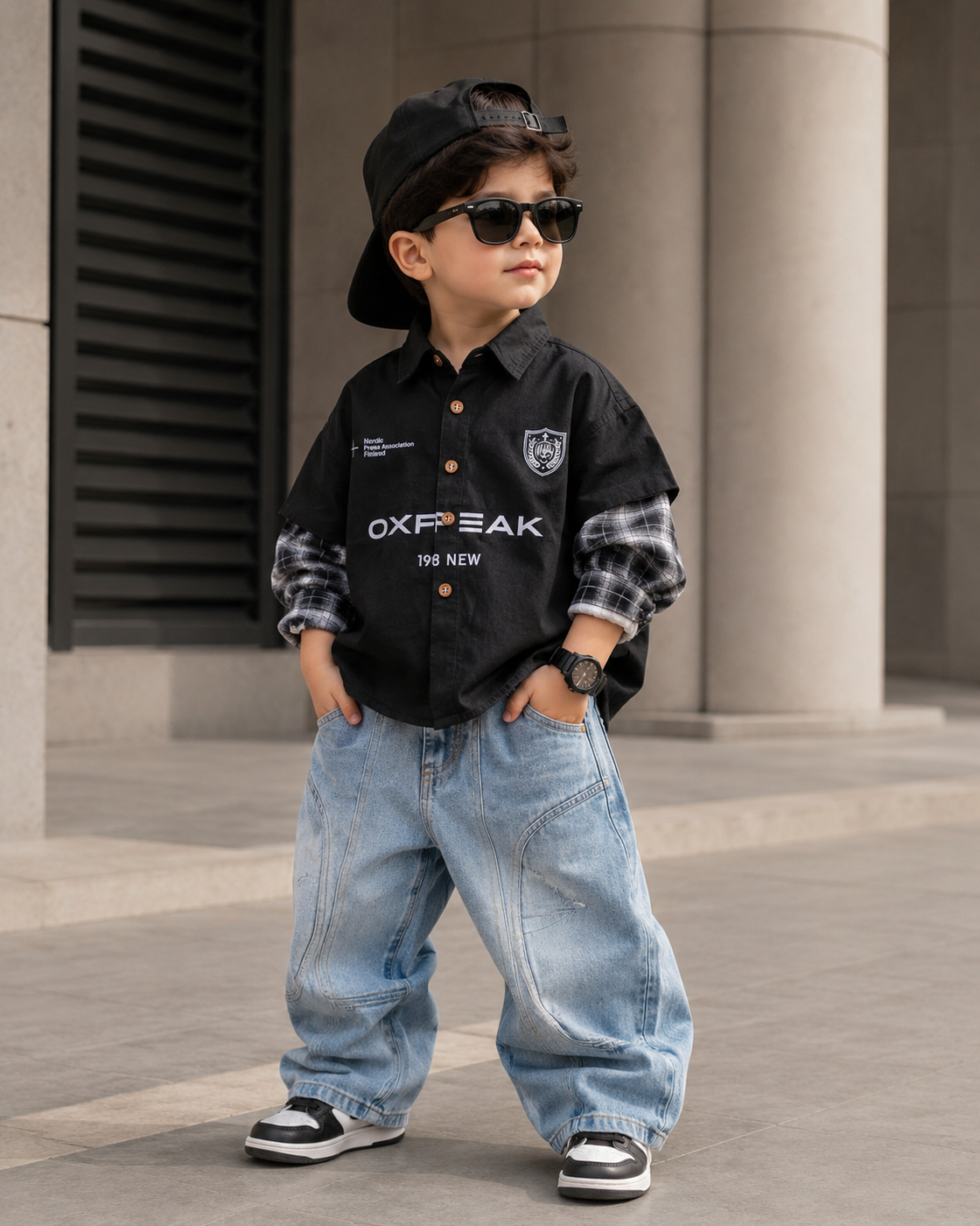 SHFS23 Unisex Full Sleeve Oversized Shirt