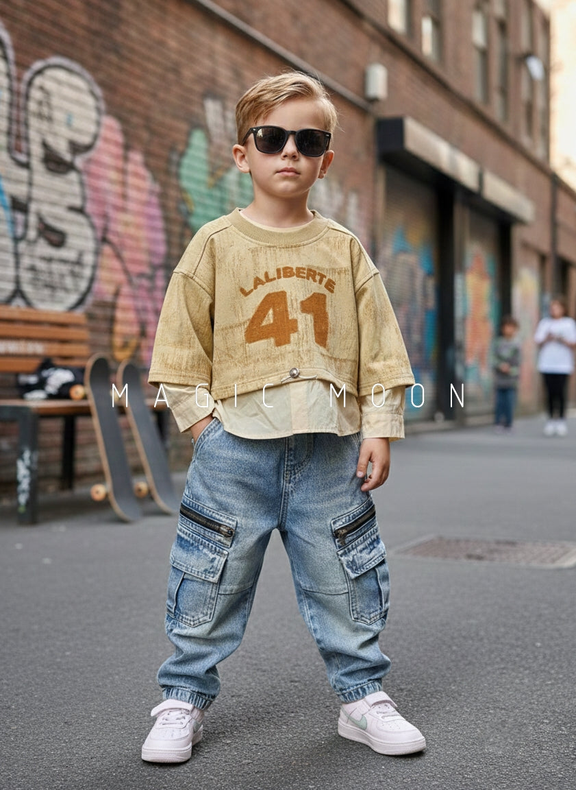 Unisex Full Sleeve Oversized T Shirt