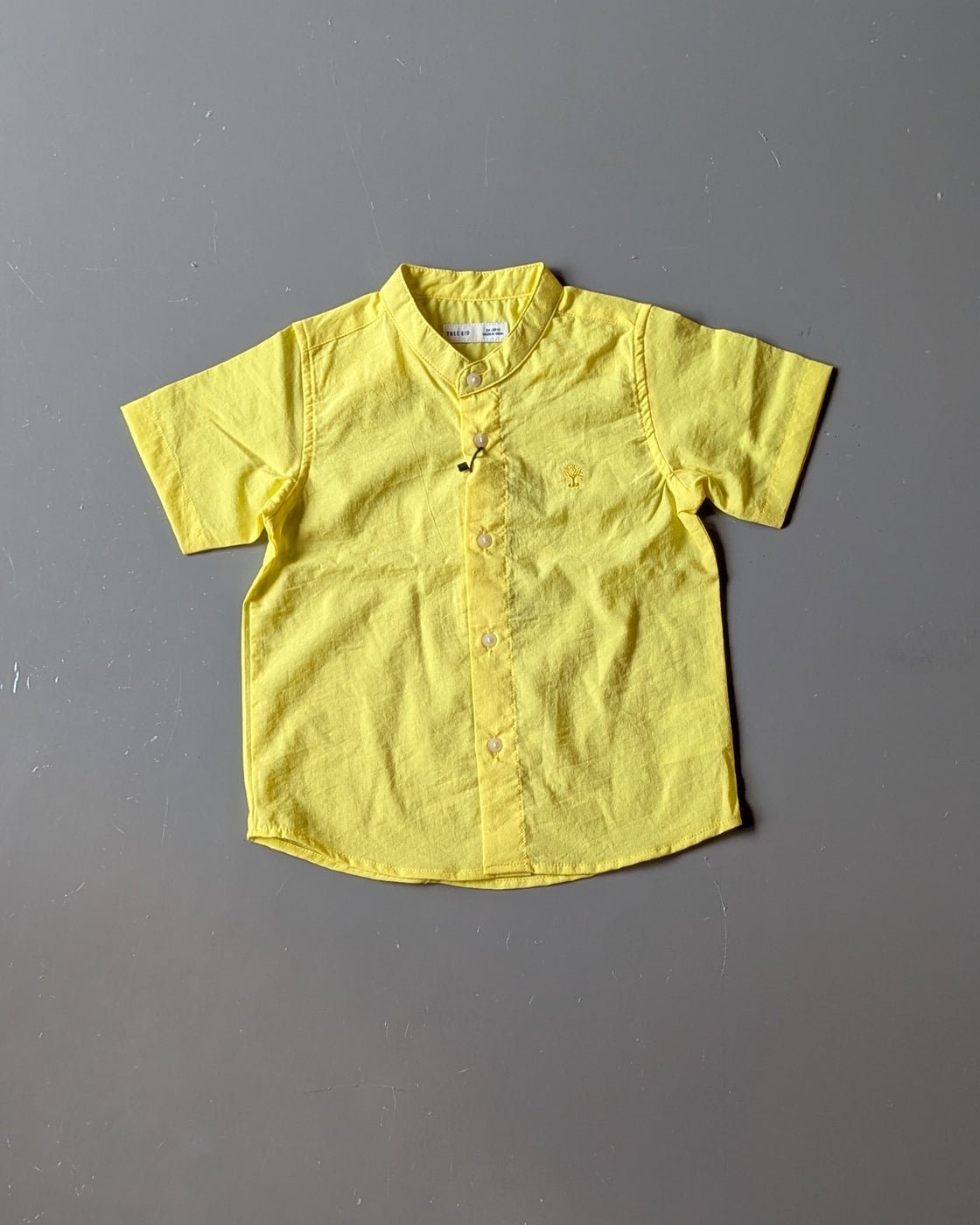 Half Sleeve Shirt ( lemon yellow )