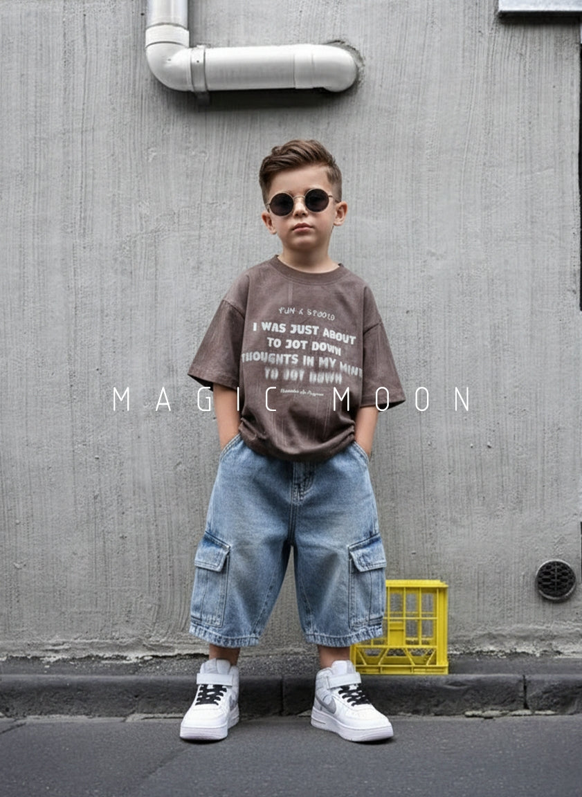 Unisex Half Sleeve Oversized T Shirt