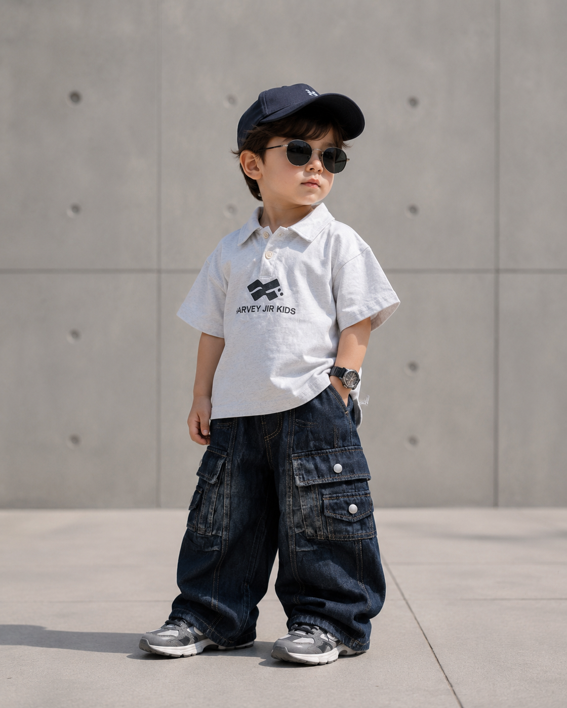 TSPL04 Unisex Half Sleeve Oversized Polo T Shirt