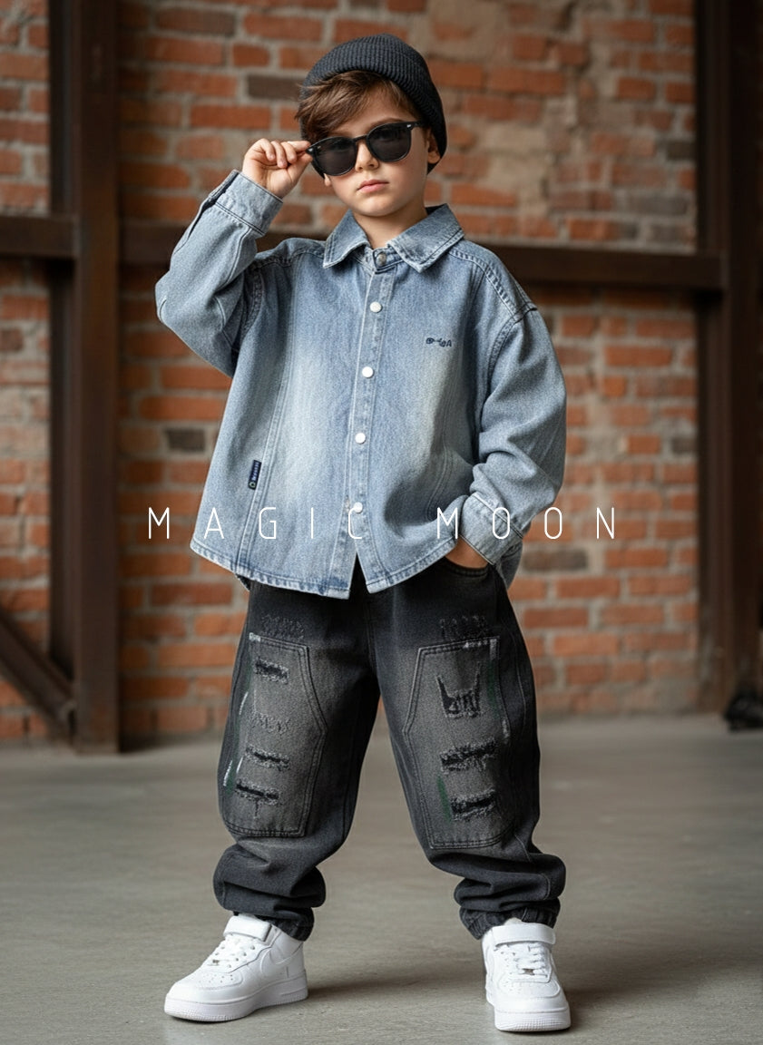 Unisex Full Sleeve Oversized Shirt