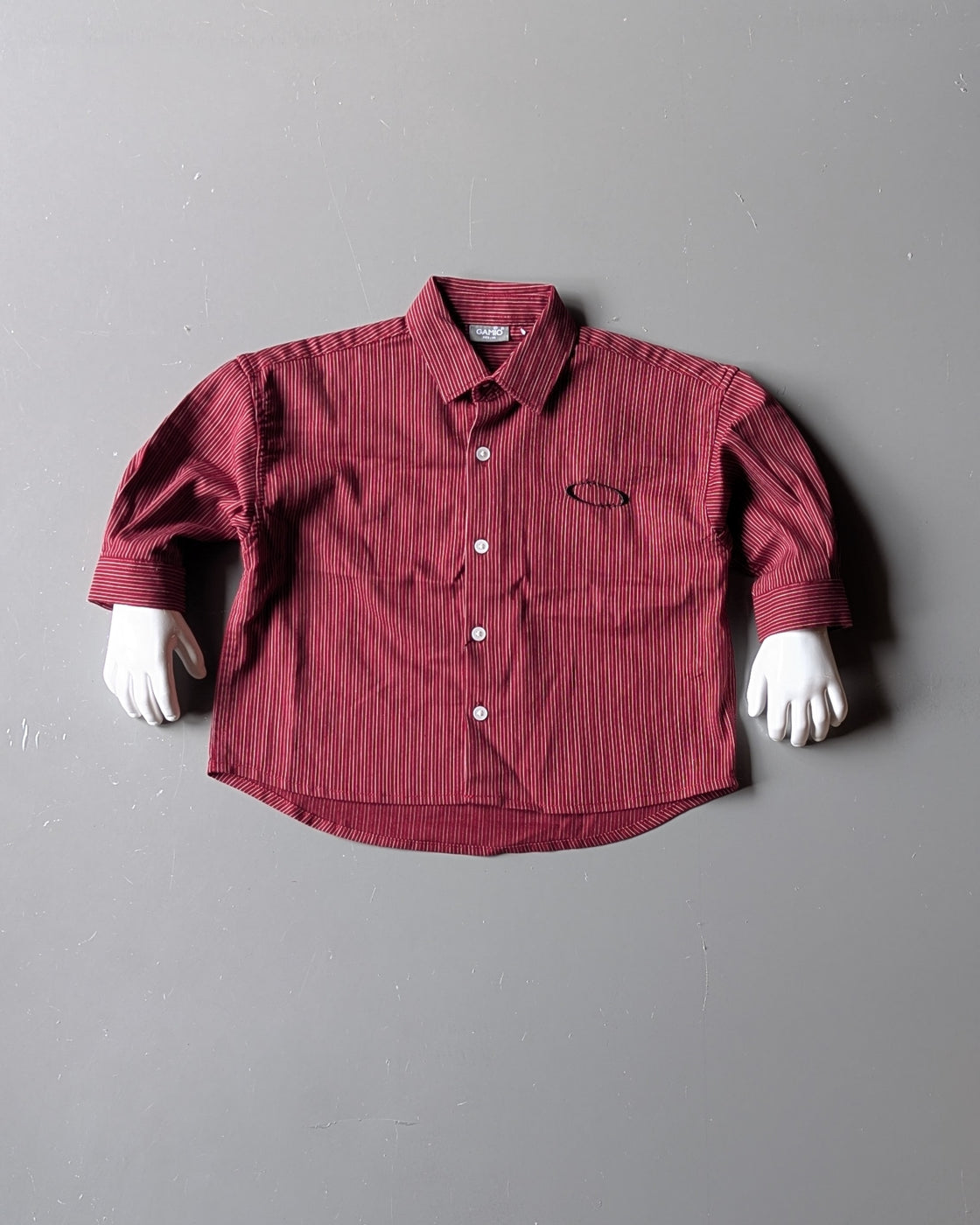 Full Sleeve Striped Oversized Shirt